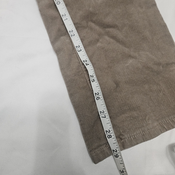 Talbots Tan Corduroy Straight Leg Pants! - Picture 7 of 7